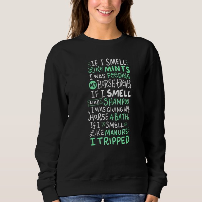 Sudadera Caballo, damas de caballo ecuestre (Anverso)