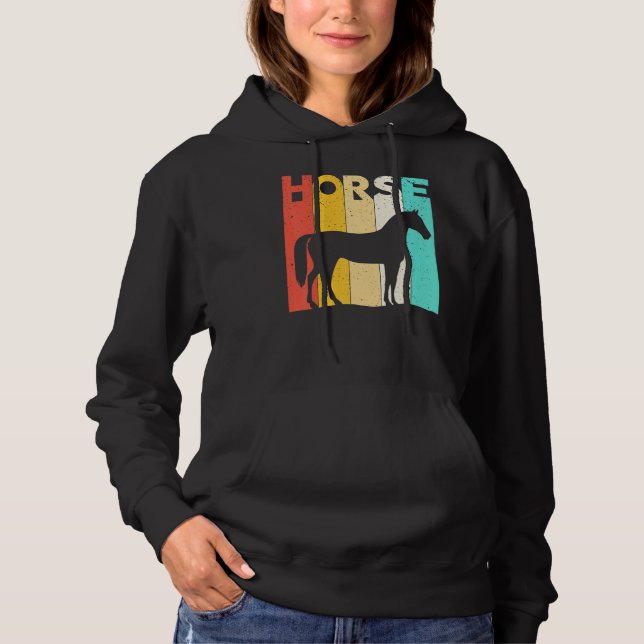 Sudadera Caballo de caballete de caballo perpendicular en e (Anverso)