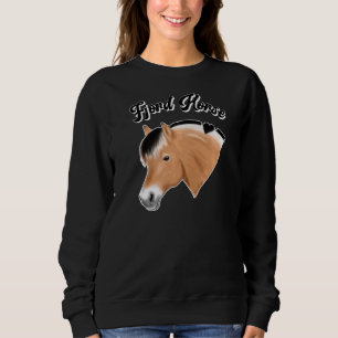 Sudadera Caballo De Fiordo Noruego Para Caballos De Caballo