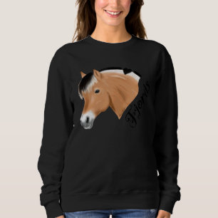 Sudadera Caballo De Fiordo Noruego Para Fiordos Paseo Oscur
