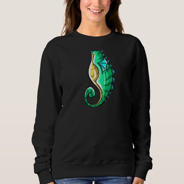 Sudadera Caballo de mar sin cabeza de Guay disfraz de Hallo (Anverso)