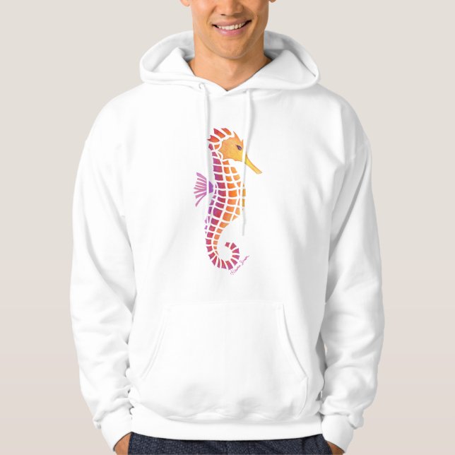 Sudadera Caballo de mar tribal (Anverso)
