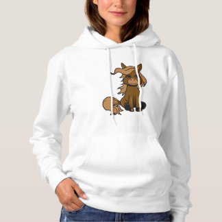 Sudadera Caballo de pony sentado divertido chica dulce salt