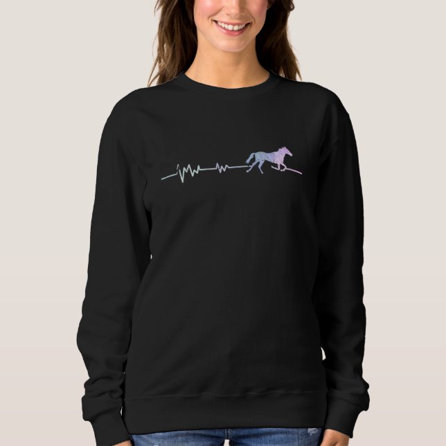 Sudadera Caballo de ritmo acelerado equitación ecuestre (Anverso)
