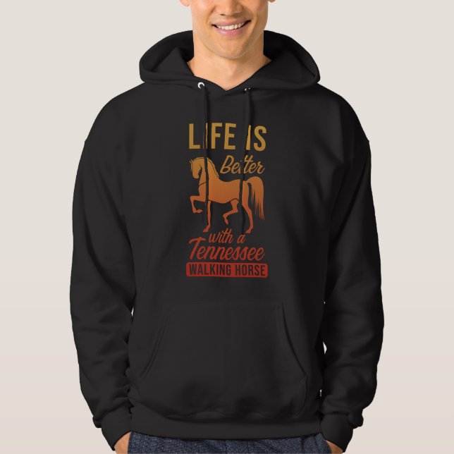 Sudadera Caballo de senderismo de Tennessee (Anverso)