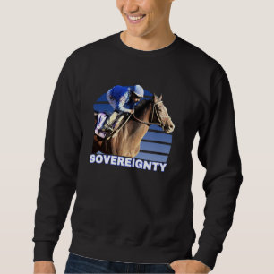 Sudadera Caballo de soberanía, Carreras de caballos, Santa 