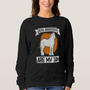 Sudadera Caballo de tiro Escocia para jinete Clydesd