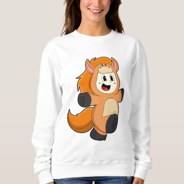 Sudadera Caballo disfrazado (Anverso)