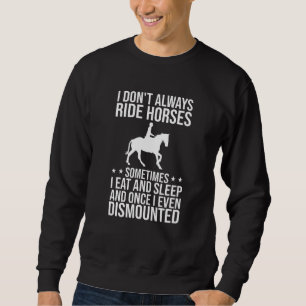 Sudadera Caballo divertido para hombres mujeres caballos mo