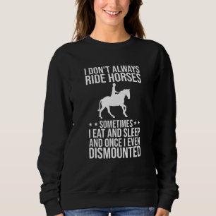 Sudadera Caballo divertido para hombres mujeres caballos mo