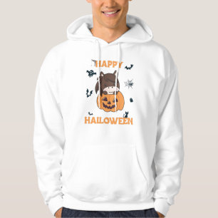 Sudadera Caballo En Calabaza Caballos Dulces Feliz Hallowee