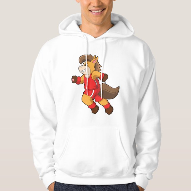 Sudadera Caballo en carrera (Anverso)