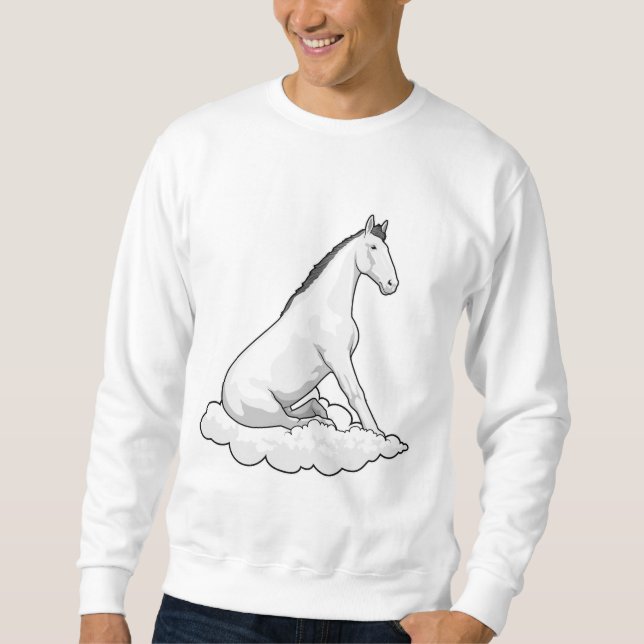 Sudadera Caballo en la nube (Anverso)
