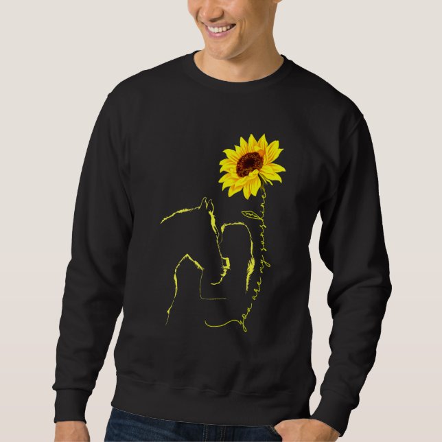 Sudadera Caballo - Eres mi mejor idea para la madre de caba (Anverso)