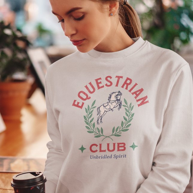 Sudadera Caballo estético retro vintage de Equestesia Club (Subido por el creador)