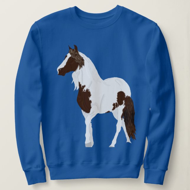 Sudadera Caballo Fino de Paso Perviano (Anverso del diseño)