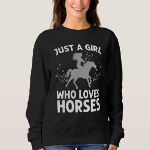 Sudadera Caballo Genial Para Mujeres Chicas Vaquera Caballo