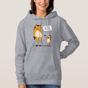 Sudadera Caballo grande divertido y lindo y pequeño caball
