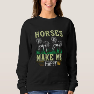 Sudadera Caballo - Los caballos me hacen feliz
