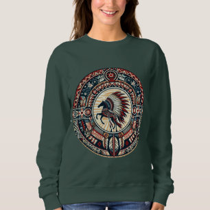Sudadera Caballo nativo americano