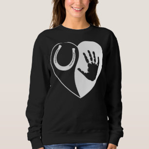 Sudadera Caballo para Chicas mujeres caballos montando ecue