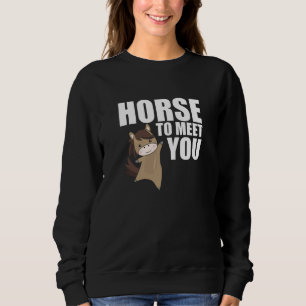 Sudadera Caballo Para Conocerte A Un Pony Horse Rider
