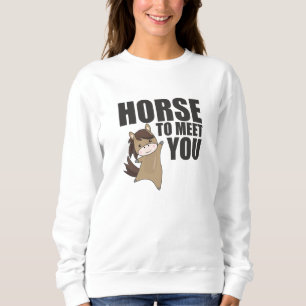 Sudadera Caballo Para Conocerte A Un Pony Horse Rider