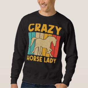Sudadera Caballo Para Mujeres Madre Carreras De Caballo