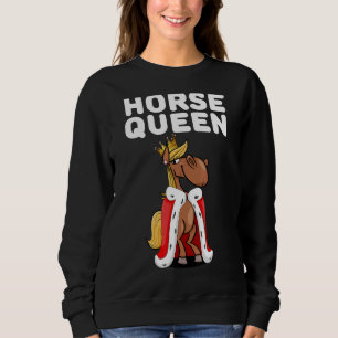 Sudadera Caballo Reina Chicas Caballo femenino