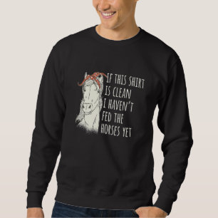 Sudadera Caballo Rider Equerry Horse Alimentando Caballo Mo