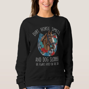 Sudadera Caballo sucio huele a perro y jugo a bovino