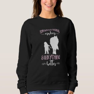 Sudadera Caballo Todo Mejor Caballo Riendo Ecuestri