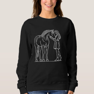 Sudadera Caballo y equitación, caballo - mujeres ecuestres,