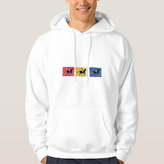 Sudadera Caballo y jinete ingleses (Anverso)