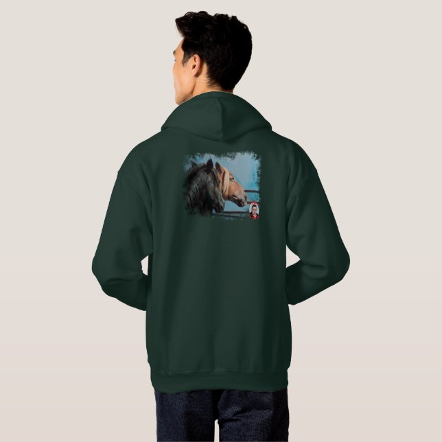 Sudadera Caballos/Cabalos/Horses (Reverso completo)