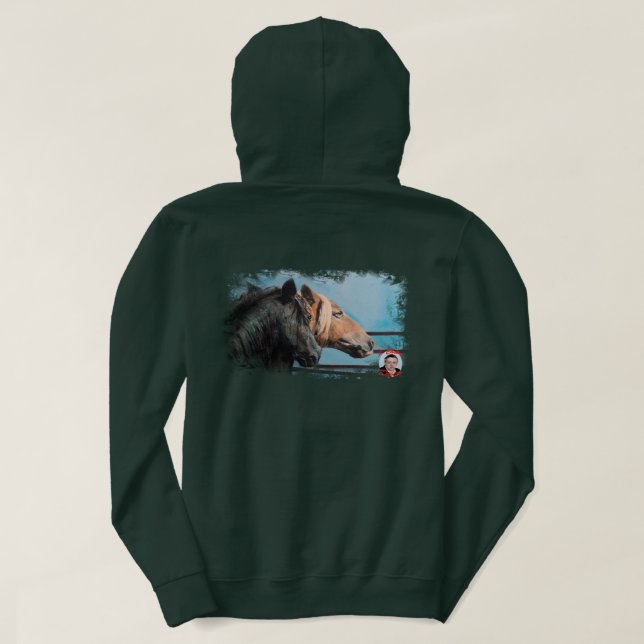 Sudadera Caballos/Cabalos/Horses (Reverso del diseño)