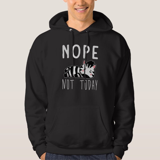 Sudadera Caballos Cebra  Cansados Perezosos Cebra (Anverso)