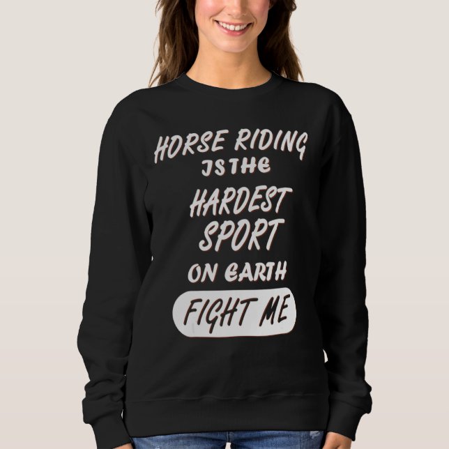 Sudadera Caballos Chicas mujeres Reithof estable (Anverso)