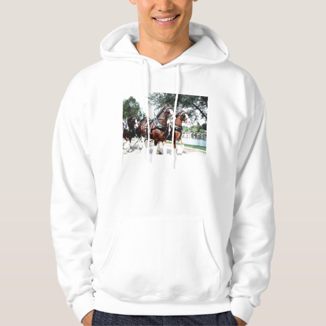 Sudadera Caballos de Clydesdale (Anverso)