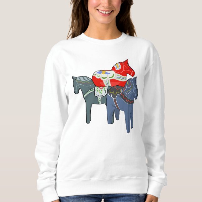 Sudadera Caballos de Dala (Anverso)