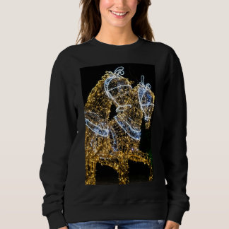 Sudadera Caballos dorados galopando