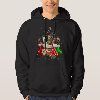 Sudadera Caballos En Navidades De Calcetines Iluminan Hors