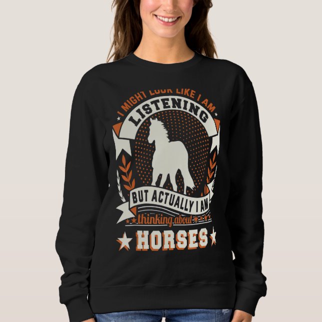 Sudadera Caballos mejores caballitos de caballos mujeres (Anverso)