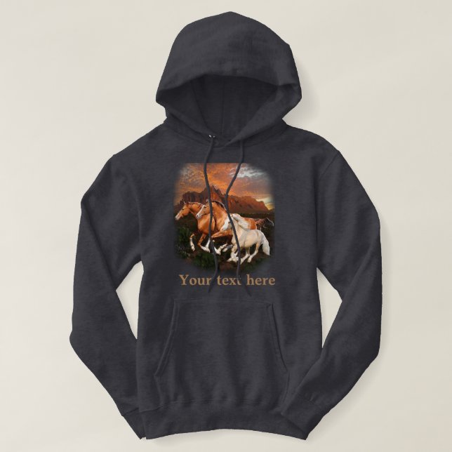 Sudadera Caballos salvajes de Arizona (Diseño del anverso)