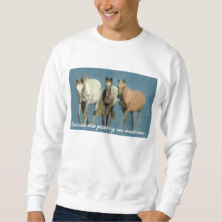 Sudadera Caballos salvajes y camiseta unisex maravillosa