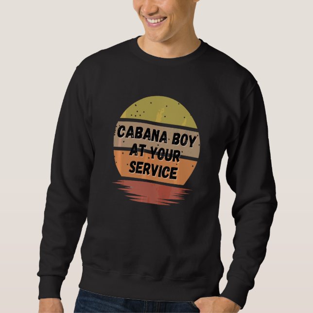 Sudadera Cabana Boy Fiesta de verano de la piscina Bartendi (Anverso)