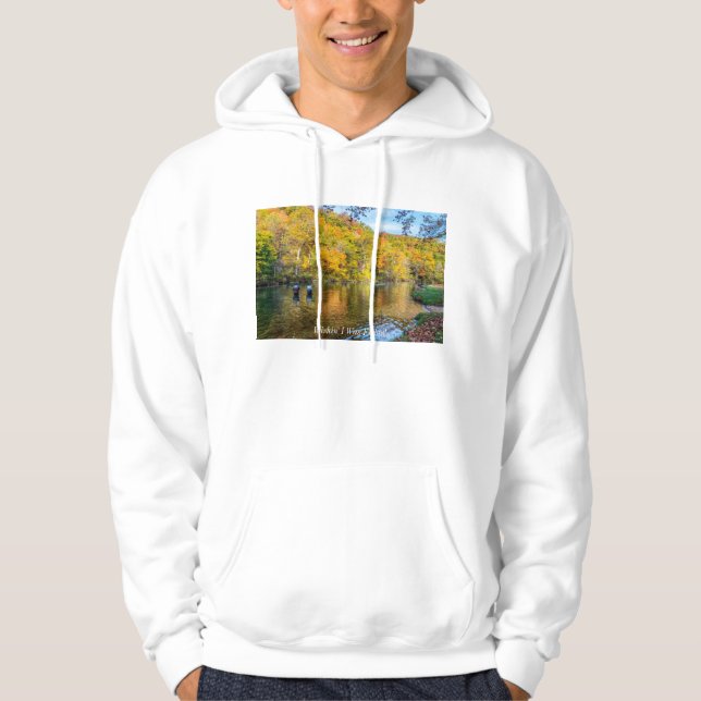 Sudadera Cabaña masculina de pesca de otoño de Bennett Spri (Anverso)