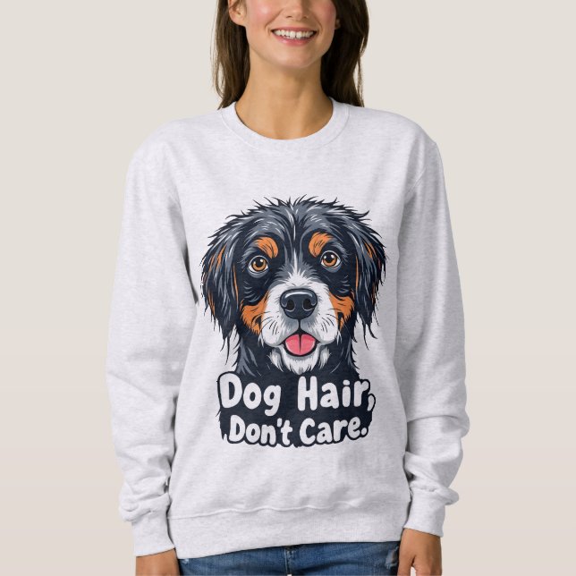 Sudadera Cabello de perro, no te importa (Anverso)