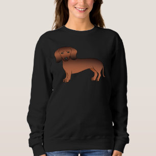 Sudadera Cabello liso de Sable Rojo Cabello Suave Dachshund