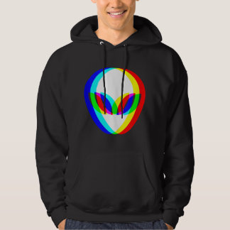 Sudadera Cabeza Alien Trippy Vaporwave Techno Rave EDM Musi